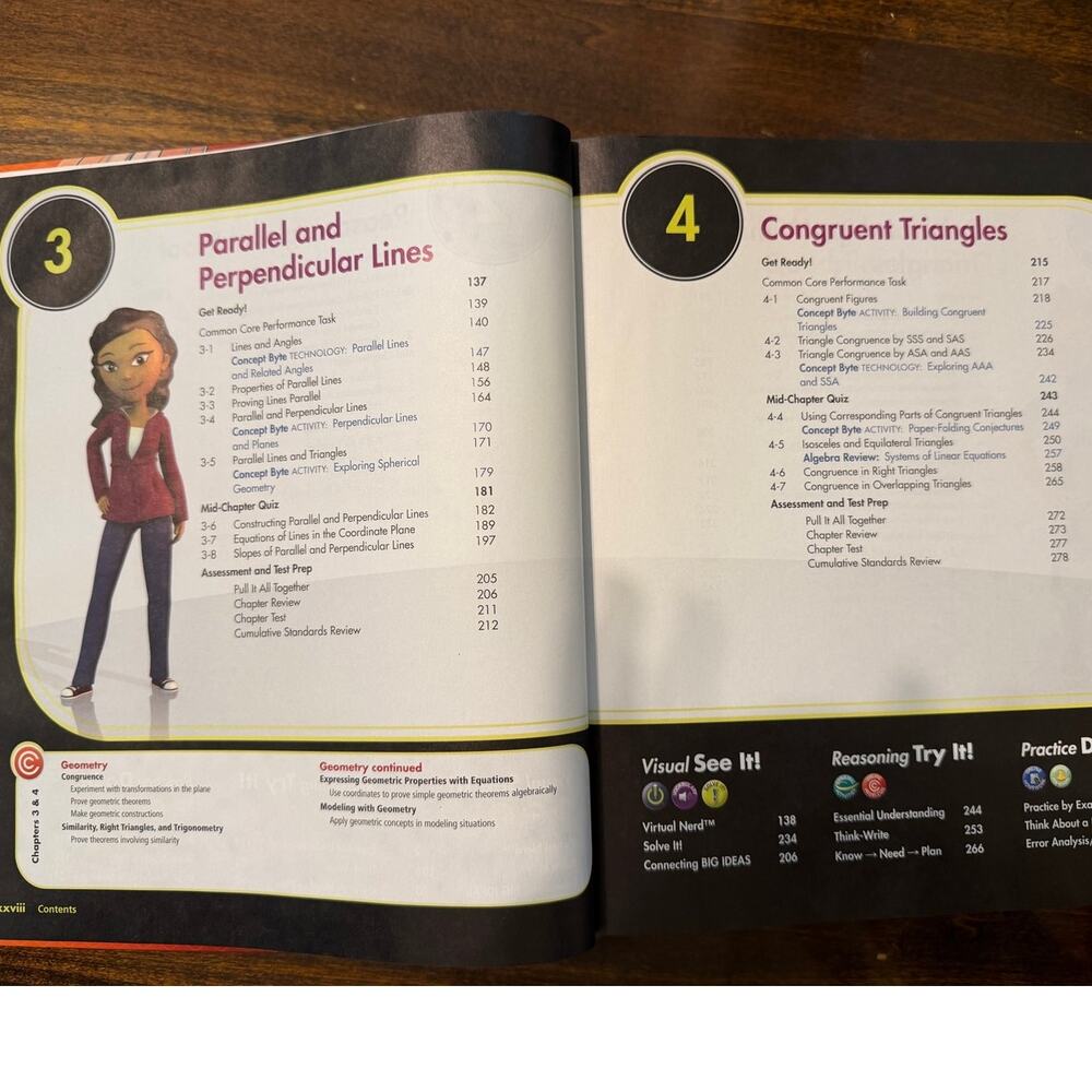 High School Math Geometry Student Edition Textbook Common Core - Picture 8 of 13